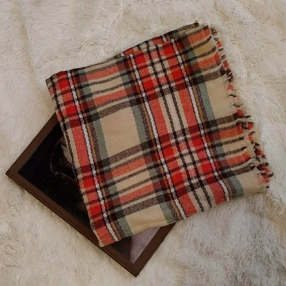Plaid Infinity Scarf